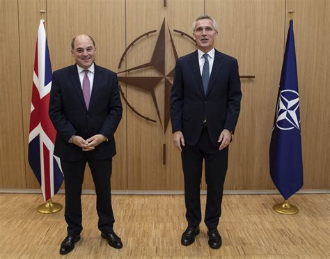 NATO Photo Gallery NATO UK Bilateral Meeting 21 Oct 2021