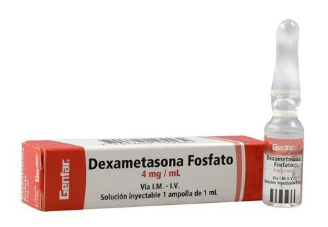 Solución Inyectable Dexametasona Fosfato Mg Ml Genfar Caja 60 OFF