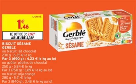 Promo Biscuit S Same Gerble Chez Intermarch