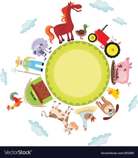 Farm Royalty Free Vector Image - VectorStock