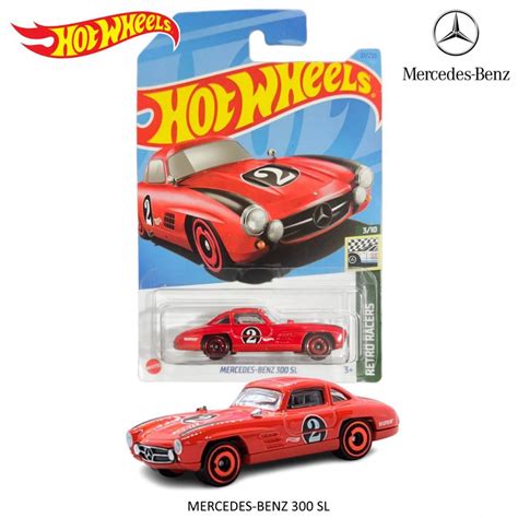 HOT WHEELS MERCEDES BENZ 300 SL โมเดลรถเหลก hotwheels ลขสทธแท AAC6 รถของเลน Shopee