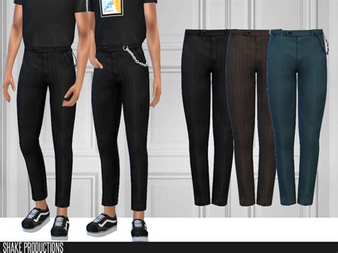 ShakeProductions 431 Pants Male Sims 4 Male Clothes Masculine