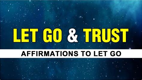 Powerful Affirmations To Let Go Detach From Past Anxiety Stress