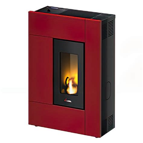 Stufe A Pellet Cadel Stufa A Pellet Spirit 5kW Metallo Rosso