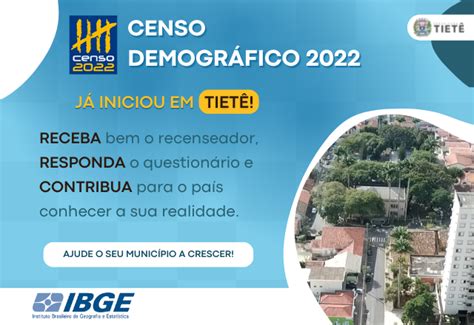 IBGE INICIOU A COLETA DO CENSO DEMOGRÁFICO 2022