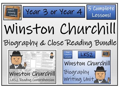 LKS2 History - Winston Churchill Reading Comprehension & Biography ...