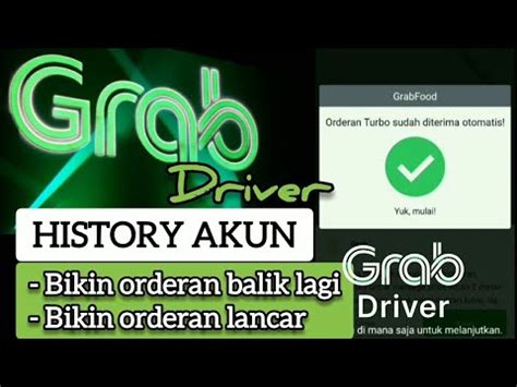 Grab Gacor History Akun Grab Driver Youtube