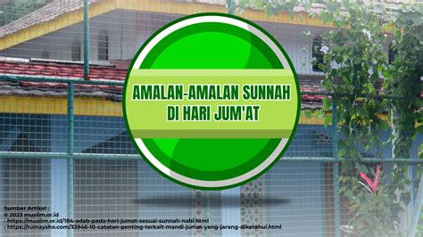 Amalan Amalan Sunnah Di Hari Jumat Al Imam Islamic School Ai Is