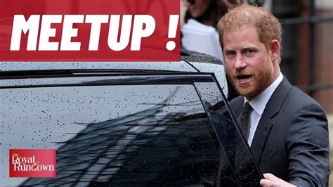 Prince Harry Meets With King Charles For Minutes Youtube