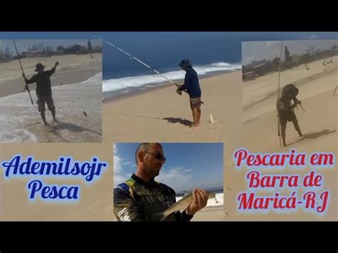 Pescaria de praia muita ação dos peixes neste dia Vale a pena