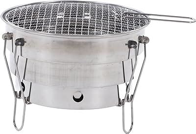 Amazon Riigoog Large Portable Charcoal Grills Stainless Charcoal