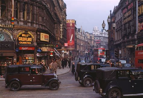 England Vintage Cityscape Urban Car Street Traffic X