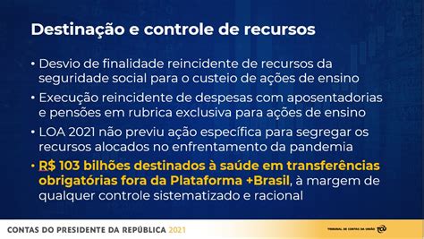 TCUoficial On Twitter ContasdoPresidente Irregularidades Apontadas