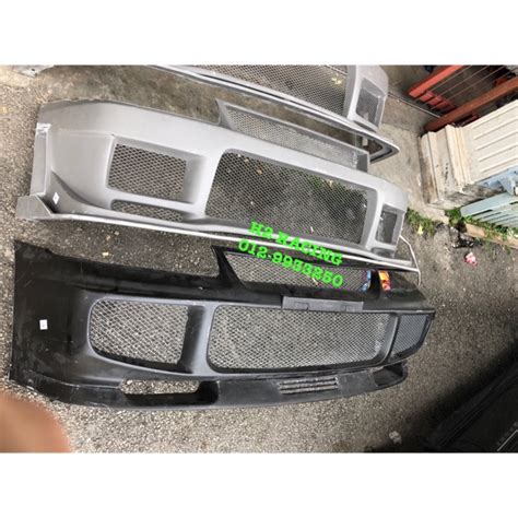 Mitsubishi Evo Evo Front Bumper Kansai Lip Skirt Fiber Shopee