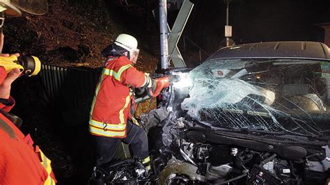 Laufenburg Nach Dem Unfall Am Freitag Vor Dem Westprotal Des