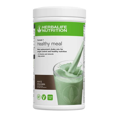 herbalife formula  nutritional shake mix mint chocolate