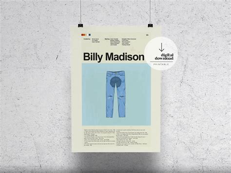 Billy Madison Digital Download Etsy