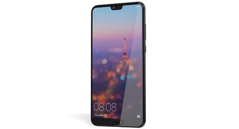 Huawei P20 Pro Midnight Black 3d Model 39 3ds Fbx Max Obj Free3d