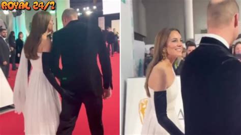 Kate Sends Royal Fans Wild By Giving William Tap On Behind At BAFTAs In