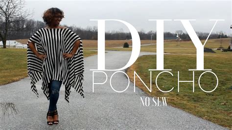 Diy No Sew Poncho Mini Vlog Youtube