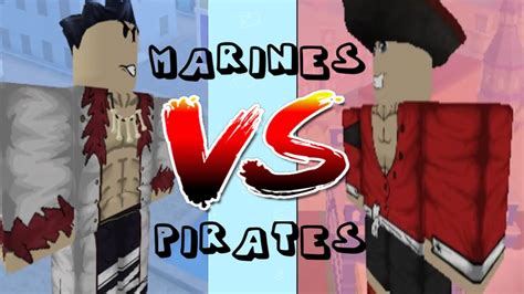 Blox Fruits Marines Vs Pirates War Roblox Youtube