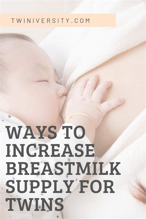 Tips To Increase Breastmilk Supply For Twins Twiniversity