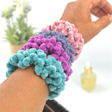 Crochet Scrunchie Free Pattern | AllFreeCrochet.com