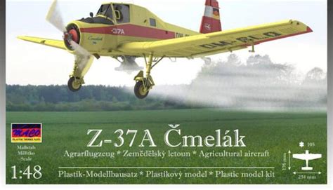 MACO Plastic Model Kits 48 01 Z37A Cmelak Agricultural Aircraft