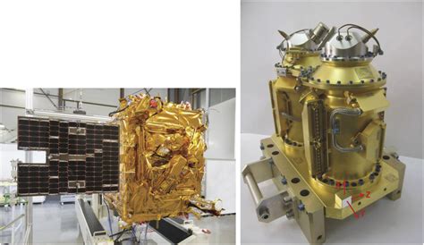 The MICROSCOPE Satellite Left Panel And The T SAGE Instrument With