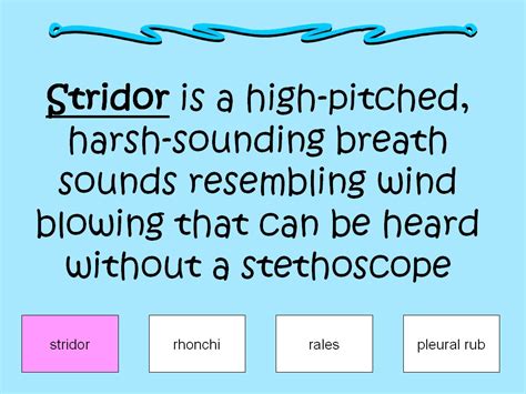 Student Survive 2 Thrive: Breath Sounds Free Practice Test