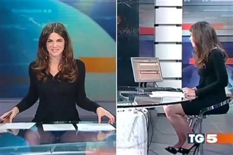 News Presenter Forgets She S Sitting At A Glass Desk And Gives Viewers An Eyeful On Live Tv Uk