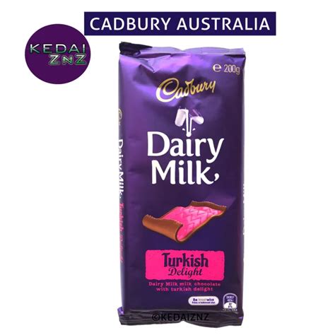 Chocolate Cadbury Dairy Milk Turkish Delight Chocolate Bar 180g Coklat Lazada