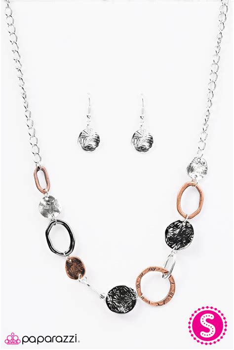 Paparazzi Cave Creek Multi Necklace And Earring Set