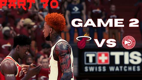 Nba K My Career Ps Gameplay Part Round Game Vs The Hawks