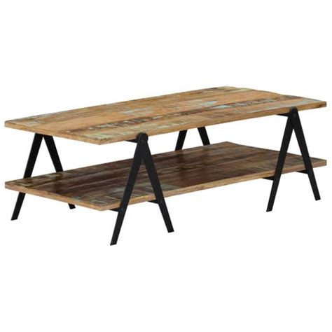 Mesa De Centro Madera Maciza Reciclada X X Cm Vidaxl Con Ofertas