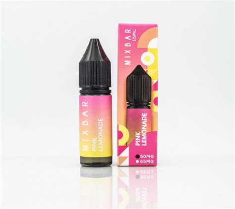 Рідина Mix Bar Salt Pink Lemonade 15ml 65mg на сольовому нікотині зі