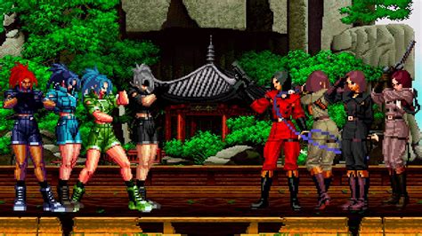 KOF Mugen Leona Heidern Team Vs Whip Team YouTube