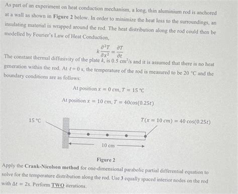 solved  part   experiment  heat conduction cheggcom