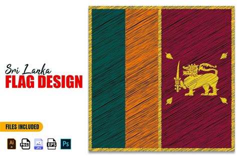 4 February Sri Lanka Independence day Flag Design