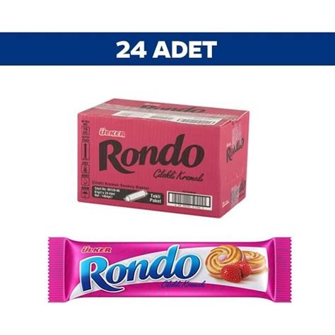 Ülker Rondo Çilek Bisküvi 61 gr x 24 lü Fiyatı Taksit Seçenekleri