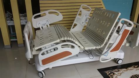 Electric Five Function Hospital Medical Bed With Weight Scale System ...