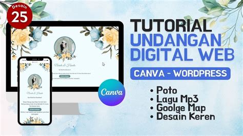 Cara Membuat Undangan Pernikahan Digital Website Di Canva Wordpress