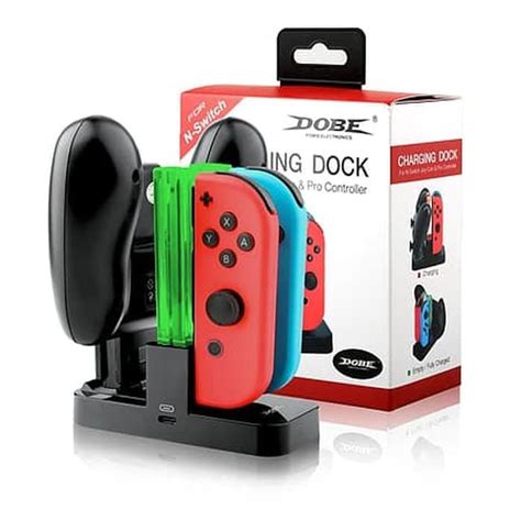 Dobe Charging Dock For Nintendo Switch Joycon And Pro Controller