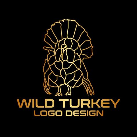 Premium Vector | Wild turkey vector logo design