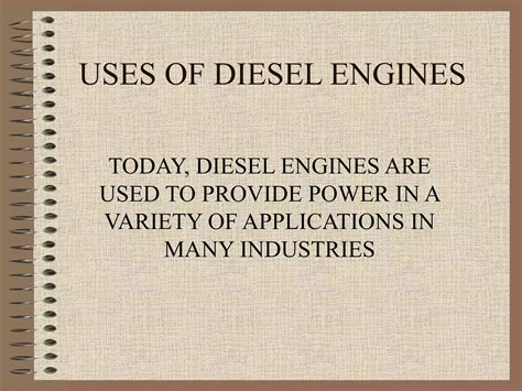 Diesel Engine Technology Ppt