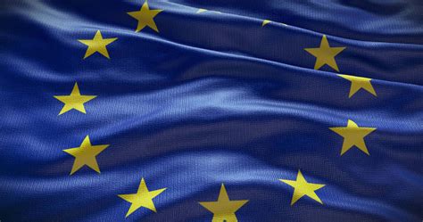 Eu European Union Flag Waving Background K Backdrop Animation