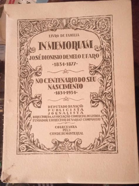 Livro De Familia In Memoriam Alcabideche Olx Portugal