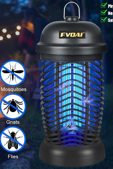 FVOAI Bug Zapper Outdoor Electronic Mosquito Zapper Fly Zapper For