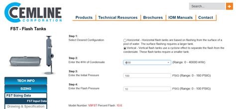 Medium And High Pressure Steam Vented Flash Tank Trim Recovery