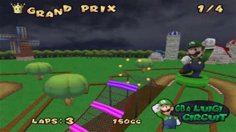 Gba Luigi Circuit V32 Mario Kart Double Dash Custom Track